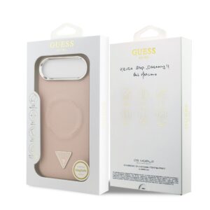 Guess Triangle Logo iPhone Air hoesje met MagSafe – Roze - 6