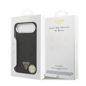 Guess Triangle Logo iPhone Air hoesje met MagSafe – Zwart - 6
