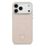 Guess Triangle Logo iPhone 17 Pro Max hoesje met MagSafe – Roze - 2