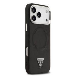 Guess Triangle Logo iPhone 17 Pro Max hoesje met MagSafe – Zwart - 3