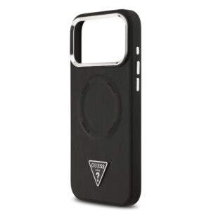 Guess Triangle Logo iPhone 17 Pro Max hoesje met MagSafe – Zwart - 4