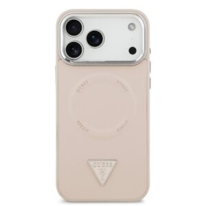 Guess Triangle Logo iPhone 17 Pro hoesje met MagSafe – Roze - 2