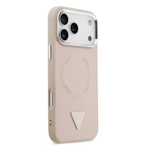 Guess Triangle Logo iPhone 17 Pro hoesje met MagSafe – Roze - 3