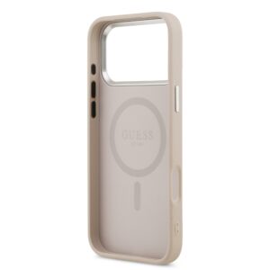 Guess Triangle Logo iPhone 17 Pro hoesje met MagSafe – Roze - 5