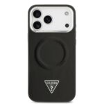 Guess Triangle Logo iPhone 17 Pro hoesje met MagSafe – Zwart - 2