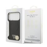 Guess Triangle Logo iPhone 17 Pro hoesje met MagSafe – Zwart - 6