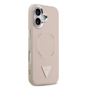 Guess Triangle Logo iPhone 17 hoesje met MagSafe – Roze - 3