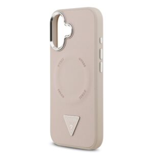 Guess Triangle Logo iPhone 17 hoesje met MagSafe – Roze - 4