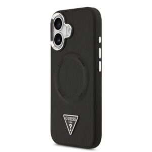 Guess Triangle Logo iPhone 17 hoesje met MagSafe – Zwart - 1