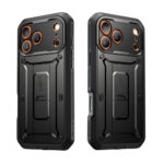 Supcase 360 Backcover met screen protector iPhone 17 Pro Max hoesje – Zwart - 11