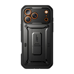 Supcase 360 Backcover met screen protector iPhone 17 Pro Max hoesje – Zwart - 2