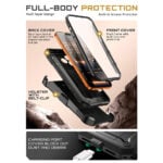 Supcase 360 Backcover met screen protector iPhone 17 Pro hoesje – Zwart - 7