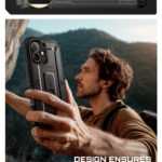 Supcase 360 Backcover met screen protector iPhone 17 hoesje – Zwart - 10