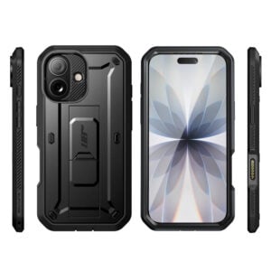 Supcase 360 Backcover met screen protector iPhone 17 hoesje – Zwart - 1