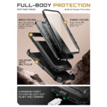 Supcase 360 Backcover met screen protector iPhone Air hoesje – Zwart - 7