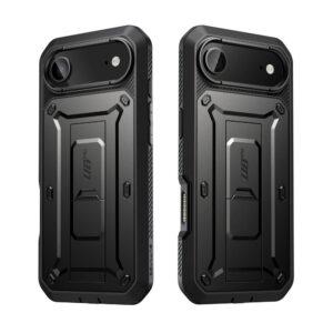 Supcase 360 Backcover met screen protector iPhone Air hoesje – Zwart - 11