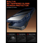 Supcase UB Grip Pro iPhone 17 Pro Max hoesje met Screenprotector en MagSafe – Blauw - 10