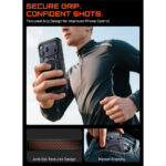 Supcase UB Grip Pro iPhone 17 Pro Max hoesje met Screenprotector en MagSafe – Zwart Transparant - 9