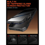 Supcase UB Grip Pro iPhone 17 Pro Max hoesje met Screenprotector en MagSafe – Zwart Transparant - 10