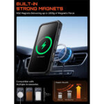 Supcase UB Grip Pro iPhone 17 Pro Max hoesje met Screenprotector en MagSafe – Zwart Transparant - 7