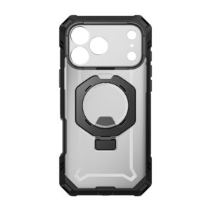 Supcase UB Grip Pro iPhone 17 Pro hoesje met Screenprotector en MagSafe – Zwart Transparant - 2