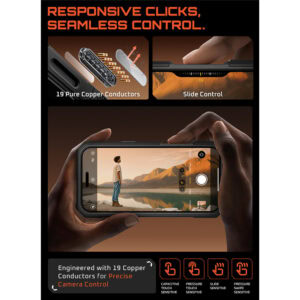 Supcase UB Grip Pro iPhone 17 Pro hoesje met Screenprotector en MagSafe – Zwart Transparant - 8