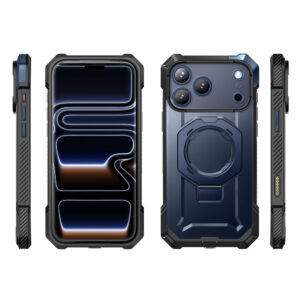 Supcase UB Grip hoesje geschikt voor iPhone 17 Pro Max met MagSafe – Blauw - 1