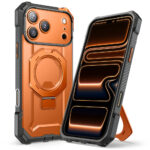 Supcase UB Grip hoesje geschikt voor iPhone 17 Pro Max met MagSafe - Oranje Transparant