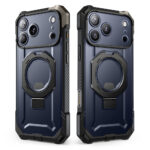 Supcase UB Grip hoesje geschikt voor iPhone 17 Pro Max met MagSafe – Zwart Transparant - 11