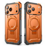 Supcase UB Grip hoesje geschikt voor iPhone 17 Pro met MagSafe – Oranje Transparant - 11