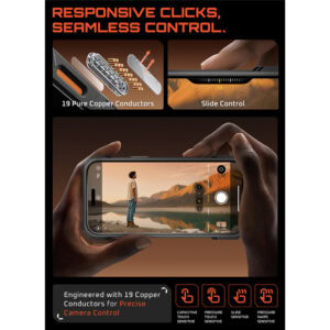 Supcase UB Grip hoesje geschikt voor iPhone 17 Pro met MagSafe – Oranje Transparant - 8