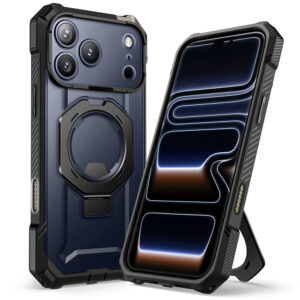 Supcase UB Grip hoesje geschikt voor iPhone 17 Pro met MagSafe – Zwart Transparant Main Image