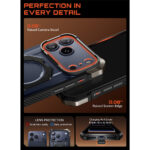 Supcase UB Grip hoesje geschikt voor iPhone 17 Pro met MagSafe – Zwart Transparant - 10