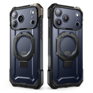 Supcase UB Grip hoesje geschikt voor iPhone 17 Pro met MagSafe – Zwart Transparant - 11