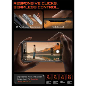 Supcase UB Grip hoesje geschikt voor iPhone 17 Pro met MagSafe – Zwart Transparant - 8