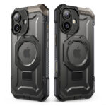 Supcase UB Grip hoesje geschikt voor iPhone 17 met MagSafe – Zwart Transparant - 11