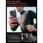 Supcase UB Grip hoesje geschikt voor iPhone 17 met MagSafe – Zwart Transparant - 9