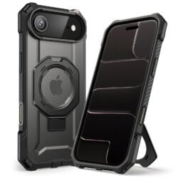 Supcase UB Grip hoesje geschikt voor iPhone Air met MagSafe - Zwart Transparant