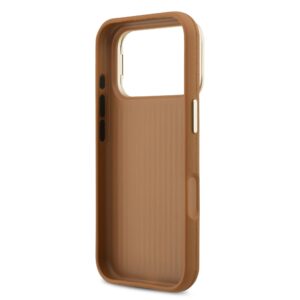 Guess 4G Logo met Camerastand functie iPhone 17 Pro hoesje – Bruin - 5