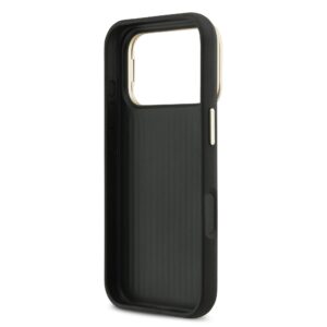 Guess 4G Logo met Camerastand functie iPhone 17 Pro hoesje – Zwart - 5