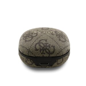 Guess 4G Script Logo ENC – TWS Oordopjes – Bruin - 4