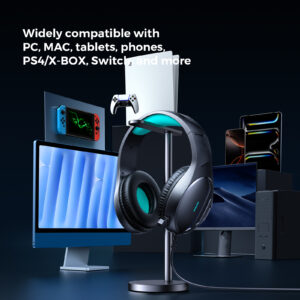 Joyroom JR-HG2 bedraad gaming headset – microfoon – PC/console – 2 m kabel – Zwart - 9