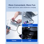 Joyroom Multi-Use 3.5A 3-in-1 Kabel – USB-A naar Lightning en Type-C en Micro-USB – 1,2 m – Zwart - 9