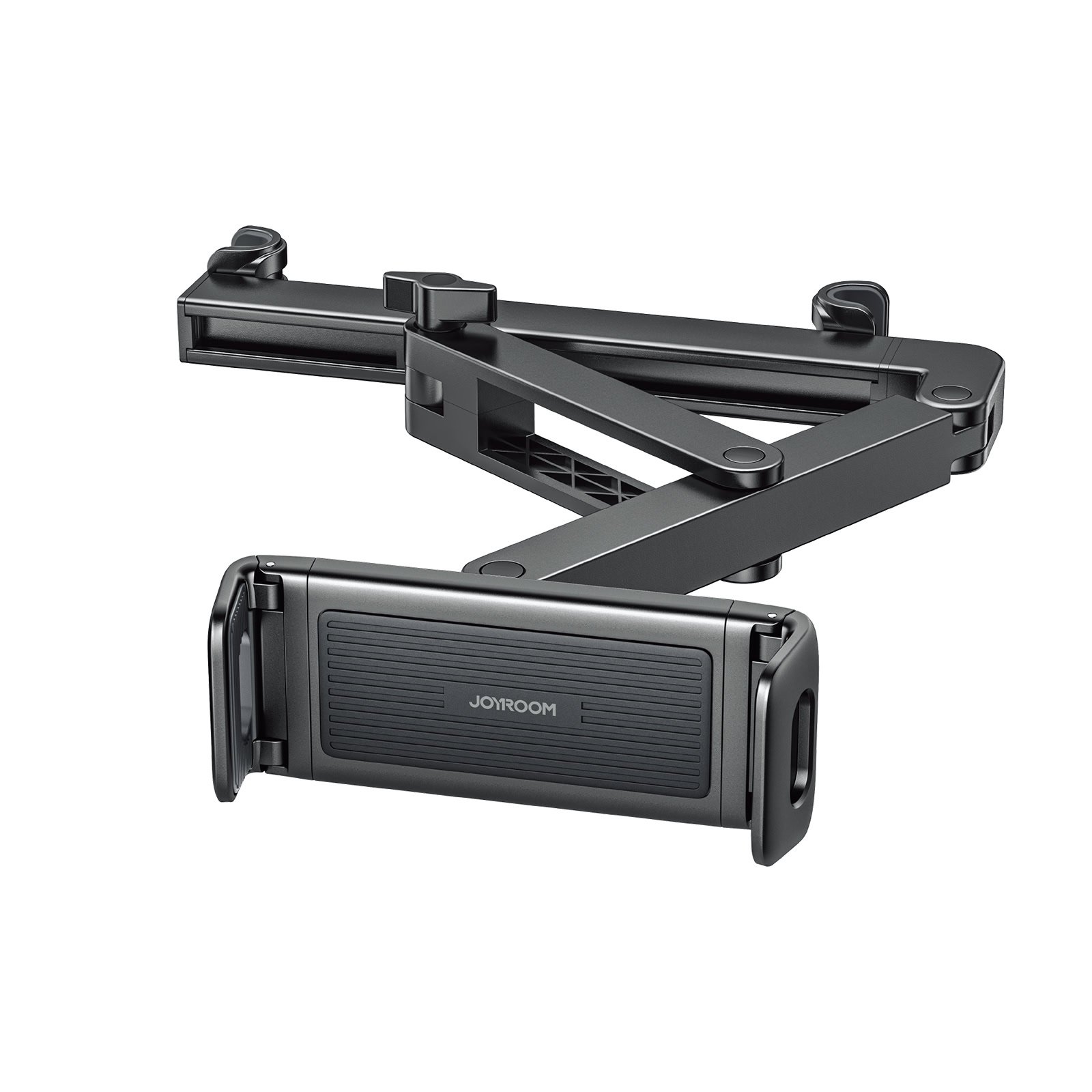Joyroom tablettelefoon houder hoofdsteun – 70–158 mm – Zwart 1 Joyroom tablettelefoon houder hoofdsteun – 70–158 mm – Zwart 1