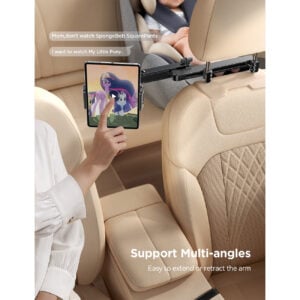 Joyroom tablet/telefoon houder hoofdsteun – 70–158 mm – Zwart - 4