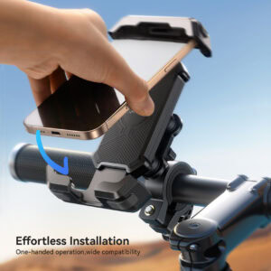 Joyroom telefoonhouder stuur – Universeel voor 4,7–7″ – Zwart - 7