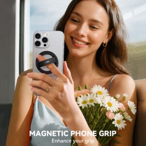 Joyroom – Magnetische ringhouder voor smartphone – Zwart - 6