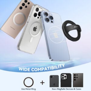 Joyroom – Magnetische ringhouder voor smartphone – Zwart - 7