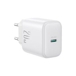 Joyroom – USB‑C PD 20W snellader + USB‑C naar Lightning kabel 1 meter – Wit - 1
