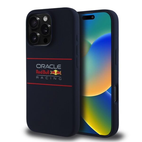 Red Bull iPhone 16 Pro Hoesje met MagSafe - Horizontal Logo